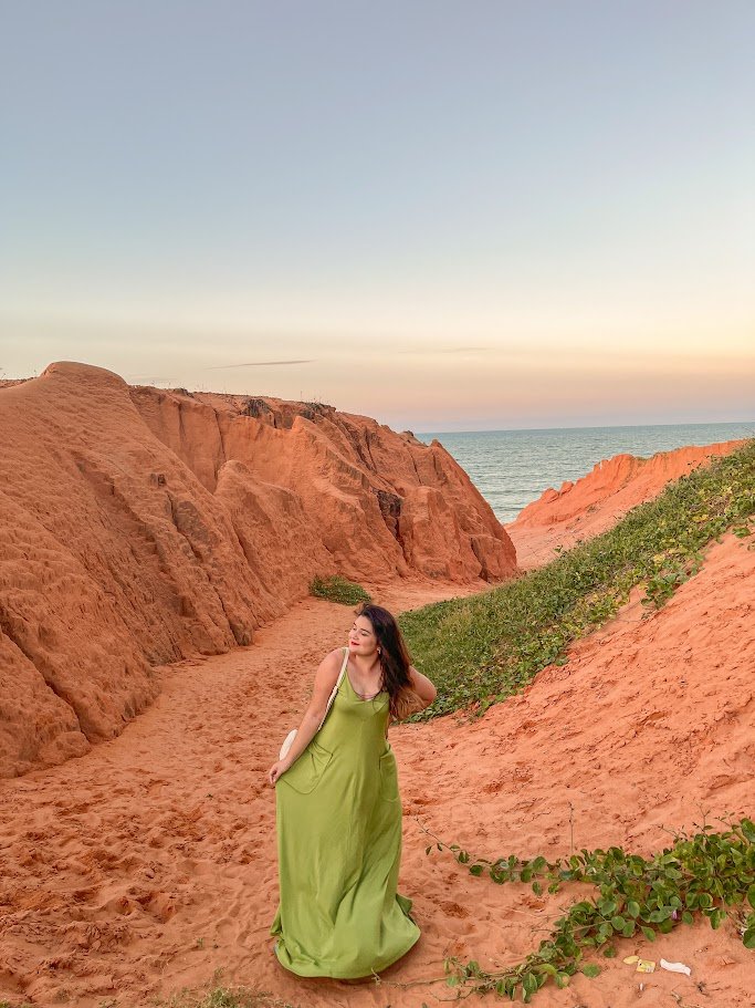 Falésias de Canoa Quebrada no Ceará